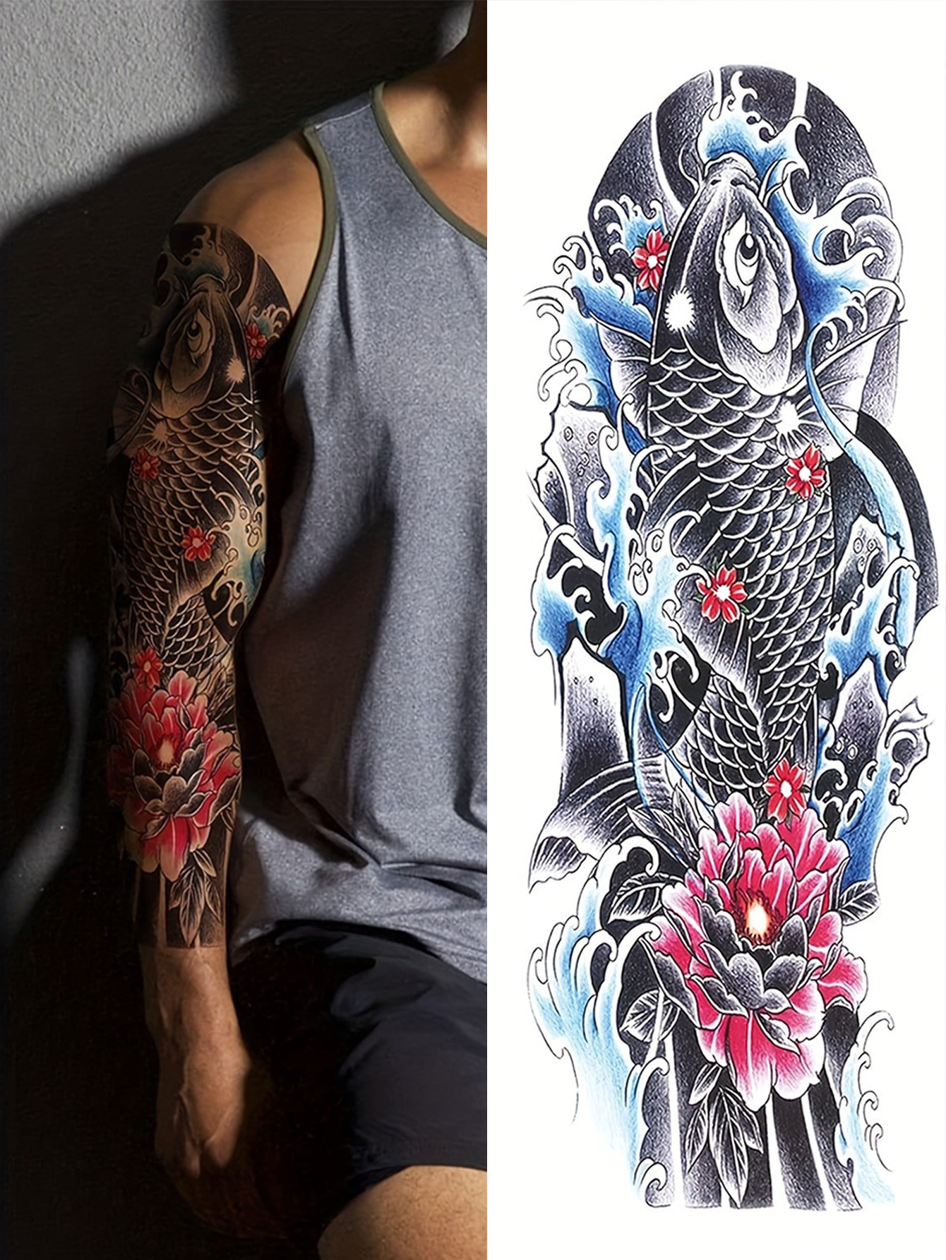 Chinese Style Personalized Tattoo Sticker